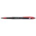 Uni-ball AIR MICRO UBA-188-M Rollerball - Punta de Bola 0.5mm - Escribe como Pluma Estilografica - Tinta Pigmentada Resistente al Agua y Luz - Color Rojo (12 uds)