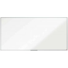 Nobo Essence Pizarra Magnetica de Acero Vitrificado 2400x1200mm - Montaje en Esquinas - Superficie de Borrado Superior - Color Blanco