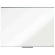 Nobo Essence Pizarra Magnetica de Acero Vitrificado 1200x900mm - Montaje en Esquinas - Superficie de Borrado Superior - Color Blanco