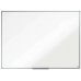 Nobo Essence Pizarra Magnetica de Acero Vitrificado 1200x900mm - Montaje en Esquinas - Superficie de Borrado Superior - Color Blanco