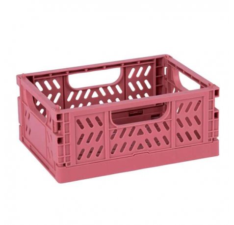 Apli Up North Pack de 4 Cajas de Plastico Plegables y Apilables - Tamaño 140x100x60mm - Ideal para Herramientas, Juguetes, Colada etc... - Colores Surtidos