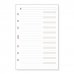 Finocam R554 Recambio Telefonico para Agendas Classic - Formato 500 - 117x5x181mm - Color Blanco
