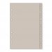 Finocam R564 Indice Alfabetico para Agendas Open - 13 Solapas - Formato 500 - 129x2x181mm - PVC - Color Beige Grisaceo