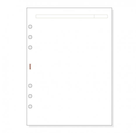 Finocam R1042 Recambio para Agendas Open - Formato 1000 - 155x5x215mm - Color Blanco