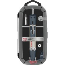 Maped Nº421 Since 1947 Compas Bigotera Tecnica Rapida - Diametro Maximo 34cm - Fabricado en Metal - Incluye Adaptador y Estuche de Minas Maped Nº421 Since 1947 Compas Bigotera Tecnica Rapida - Diametro Maximo 34cm - Fabricado en Metal - Incluye Adaptador y Estuche de Minas