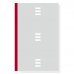 Finocam R4067 Bloc de Notas para Agendas Open - Perforado - Formato A4 - 210x5x297mm - Lineas Guia - Color Gris Claro