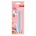 Apli Infinite Pencil Pack con 2 Lapices Infinitos Retractiles HB - Colores Rosa y Azul