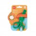 Apli Kids Tijera Preescolar 12cm - Sistema de Seguridad que Evita Cortes en la Piel, el Pelo o la Ropa - Con Formas de Animales - DiseÃ±o Cocodrilo