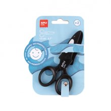Apli Kids Tijera Preescolar 12cm - Sistema de Seguridad que Evita Cortes en la Piel, el Pelo o la Ropa - Con Formas de Animales - DiseÃ±o Orca