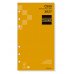 Finocam C999 Recambio para Agenda Classic - Anual 2027 - Semana Vista Horizontal - Formato 609 - 94x171mm - 6 Taladros - Papel de 80g/m2 - Esquinas Microperforadas - Color Blanco