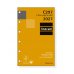 Finocam C297 Recambio para Agenda Classic - Anual 2027 - 2 Dias por Pagina - Formato 602 - 73x114mm - 6 Taladros - Papel de 70g/m2 - Esquinas Microperforadas - Color Blanco