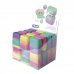 Milan Compact Sunset Expositor con 24 Sacapuntas Dobles - Regular y Maxi - Deposito Integrado - Cuchilla de Acero de Seguridad - Colores Surtidos