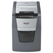 Rexel Optimum Autofeed 100M Destructora Automatica de Microcorte - Alimentacion Automatica de Hasta 100 Hojas - Nivel de Ruido Ultra Silencioso - Negro