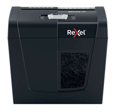 Rexel Secure X6 Destructora de Papel Manual Corte en Particulas - Destruye hasta 6 Hojas - 10L