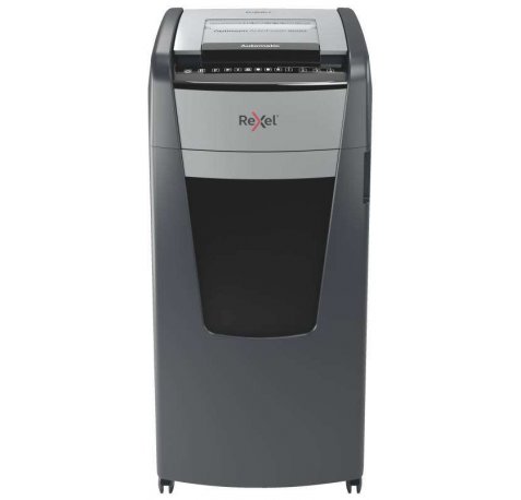 Rexel Optimum Autofeed 600M Destructora Automatica de Microcorte - Alimentacion Automatica de Hasta 600 Hojas - Nivel de Ruido Ultra Silencioso - Color Negro