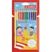 Stabilo Trio Thick Pack con 12 Lapices de Colores - Mina de 4.2mm - Forma Triangular - Colores Surtidos