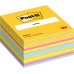 Post-It Cubo de 450 Notas Adhesivas Reposicionables - Forma Cuadrada - 76x76mm - Colores Surtidos