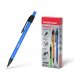 ErichKrause Tropic Portaminas - Boquilla Retractil y Revestimiento Soft Touch - Colores Mate Brillantes - con Borrador y Capuchon - Clip Comodo - Dureza HB - Minas de 0.5mm - Color Negro (12 uds)