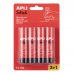 Apli Pack con 4 Barras de Pegamento 10g - Facil Aplicacion - Secado Rapido - Transparente