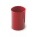 Faibo Cubilete Redondo 7.8x10cm - Fabricado en Poliestireno - 100% Reciclable - Color Rojo (10 uds)