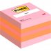 Post-It Cubo de 400 Notas Adhesivas Reposicionables - Forma Cuadrada - 51x51mm - Colores Surtidos