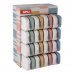 Apli Up North Bicolor Expositor de 16 Estuches de Silicona Rectangulares Bicolor - Cremallera Repelente al Agua - Medidas 75x185x55mm - Colores Surtidos