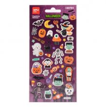 Apli Kids Frankie Pack con 50 Pegatinas de Halloween - Perfectas para Decorar Cuadernos, Agendas, etc...