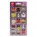 Apli Kids Sellos Pack con 30 Pegatinas de Halloween con Forma de Sello Postal - Perfectas para Decorar Cuadernos, Agendas, etc...