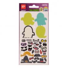 Apli Kids Glow in the Dark Pack con 66 Pegatinas de Halloween - Brillan en la Oscuridad - Destacan por su IncreÃ­ble Efecto Luminoso