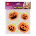 Apli Kids Pack con 12 Pegatinas Jelly de Halloween para Ventanas, Cristales, Espejos etc.. - DiseÃ±o Calabazas - Reposicionables - Textura Suave y Flexible - No dejan Residuos