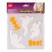 Apli Kids Pack con 11 Pegatinas Jelly de Halloween para Ventanas, Cristales, Espejos etc.. - DiseÃ±o Fantasmas - Reposicionables - Textura Suave y Flexible - No dejan Residuos