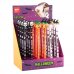 Apli Kids Halloween Expositor con 24 Boligrafos Tinta Gel Azul - 3 Modelos Diferentes