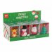 Apli Navidad Expositor con 12 Gomas de Borrar Maxi - 4 DiseÃ±os NavideÃ±os Diferentes - Formato Puzzle -