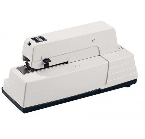 Rapid Grapadora Electrica Classic 90Ec - 30 Hojas - Carga Frontal - Grapas 44/6-7mm - Blanco/Negro