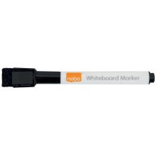Nobo Mini Rotulador para Pizarra Blanca con Borrador - Punta Fina de 2mm - Paquete de 6 - Tinta Negra - Color Negro