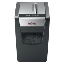 Rexel Momentum X312-SL Slimeline Destructora de Papel Manual Corte Confeti P-3 - Destruye hasta 12 Hojas - Funcionamiento Ininterrumpido 6min - Papelera de 23L - Color Gris/Plata