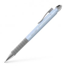 Faber-Castell Apollo Portaminas - Trazo 0.5mm - Agarre Ergonomico - Goma de Borra Integrada - Cuerpo Color Azul Claro (5 uds)