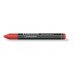 Staedtler Lumocolor Permanent Omnigraph 236 Cera Permanente Hexagonal - Resistente al Agua - Diametro 12mm Aprox - Color Rojo (12 uds)
