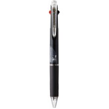 Uni-ball JetStream SXE3-400-10 Boligrafo Multiple - Punta de Bola 1mm - Tinta Resistente al Agua y Luz - Secado Instantaneo - Ideal para Zurdos - Color Negro (10 uds)