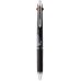 Uni-ball JetStream SXE3-400-10 Boligrafo Multiple - Punta de Bola 1mm - Tinta Resistente al Agua y Luz - Secado Instantaneo - Ideal para Zurdos - Color Negro (10 uds)