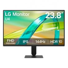 LG U4 Monitor 23.8" IPS FullHD 144Hz HDR10 FreeSync - Respuesta 5ms - 16:9 - HDMI, VGA - VESA 100x100mm