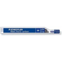 Staedtler Mars Micro Carbon 250 Tubo de 12 Minas de Grafito - Dureza B - Trazo 0.7mm - Alta Resistencia (12 uds)