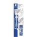 Staedtler Micro Carbon 250 Pack de 2 Tubos de 12 Minas - Mina HB de 0.7mm - Resistencia a la Rotura - 90% Procedente de Materiales Naturales