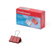 Erichkrause Pinzas para Papeles de Colores - 25mm - Resistencia Mejorada - Capacidad Hasta 110 Hojas - Color Metalico
