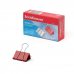 Erichkrause Pinzas para Papeles de Colores - 25mm - Resistencia Mejorada - Capacidad Hasta 110 Hojas - Color Metalico