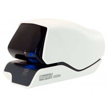 Rapid Grapadora Electrica Supreme 5025E - 25 Hojas - Carga de Cartucho - Diseño Excepcional - Blanco Grapa - Tecnologia de Grapado Plano - Cartucho Incluido - Enchufe Europeo Estandar