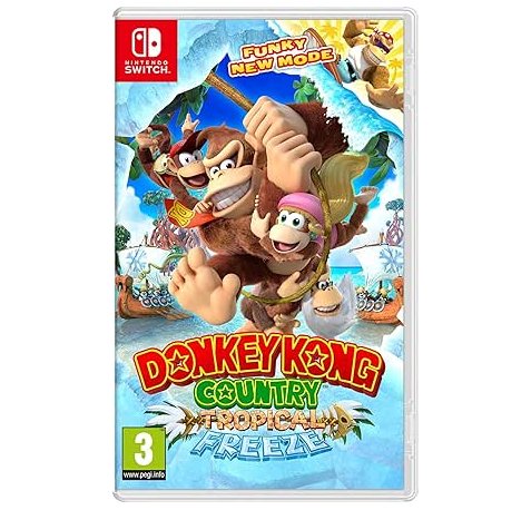 Nintendo Videojuego Donkey Kong Country: Tropical Freeze para Consola Nintendo Switch - Genero Plataformas/Aventura - PEGI 3