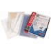 Esselte Funda Porta Documentos Folio PVC Liso Calidad Estandar Multitaladro-16 Transparente
