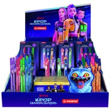 Stabilo K-Pop Demon Hunters Expositor con 72 Piezas en Total - Marcadores Swing Cool, Point 88, Pen 68, Pen 68 Metallic, Colores Surtidos