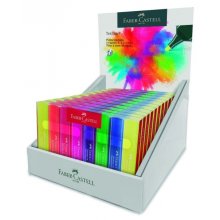 Faber-Castell Textliner 46 Superfluorescente Expositor con 11 Packs de 8 Marcadores Fluorescentes - Punta Biselada - Trazo entre 1mm y 5mm - Tinta con Base de Agua - Colores Surtidos